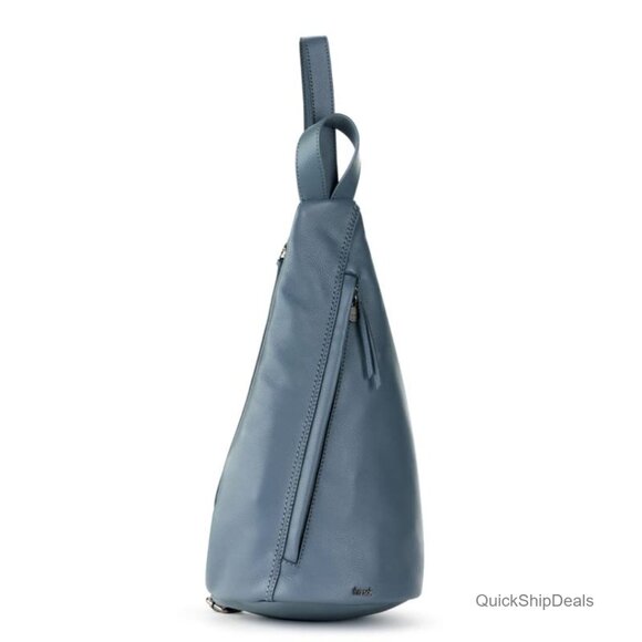 Leather Convertible Sling Backpack, Daypack with Multiple Pockets main image 7